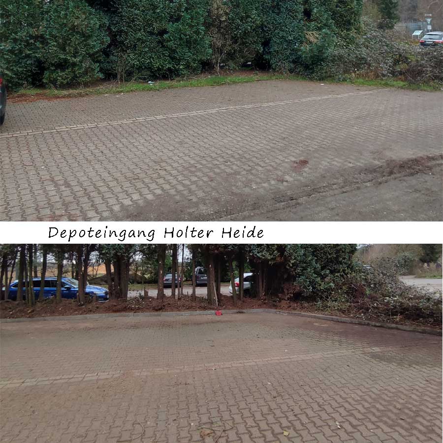Depoteingang Holter Heide